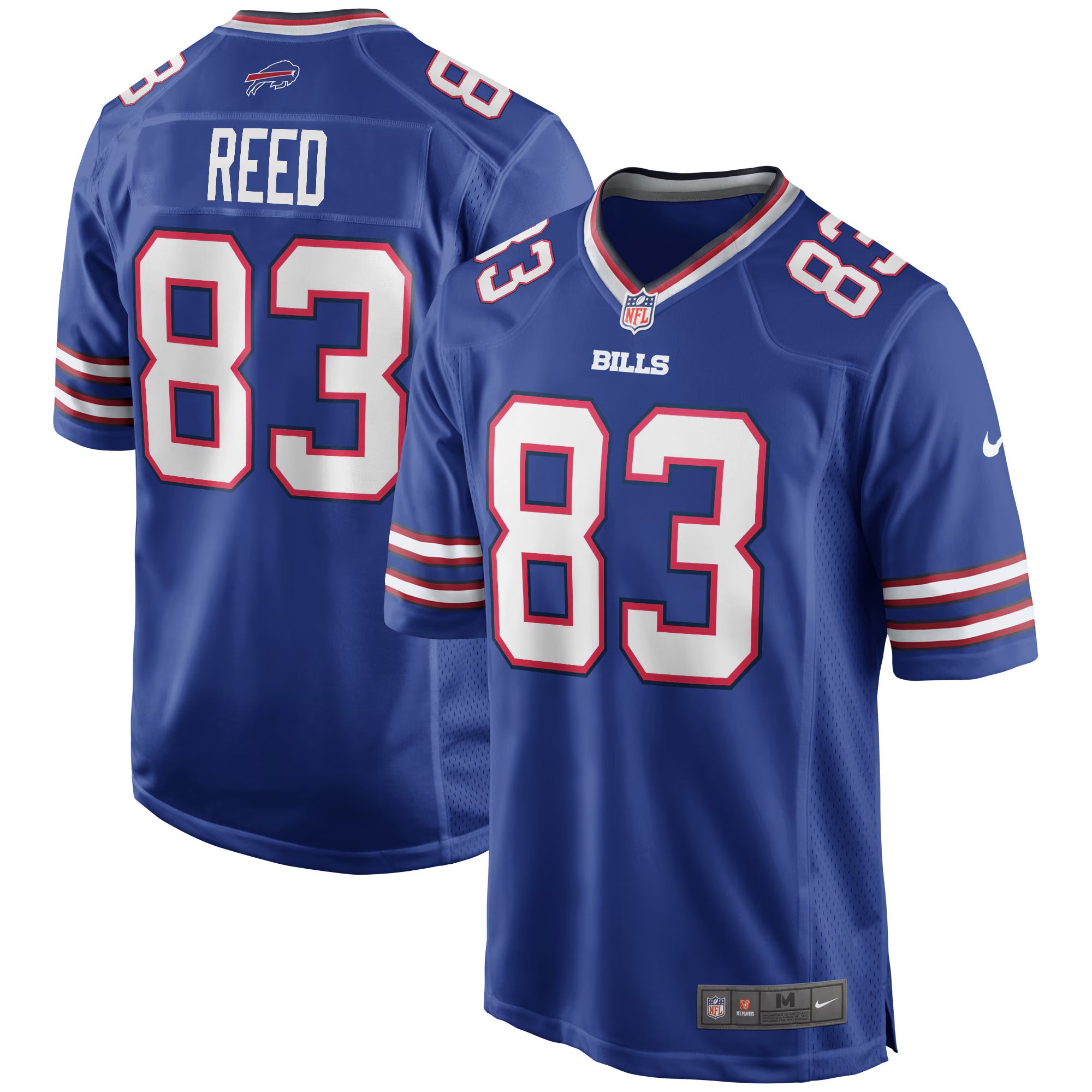 Buffalo Bills Andre Reed Royal Game Retired Player Jersey