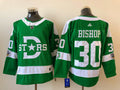 Men's Dallas Stars Ben Bishop #30 Green Breakaway Player jersey