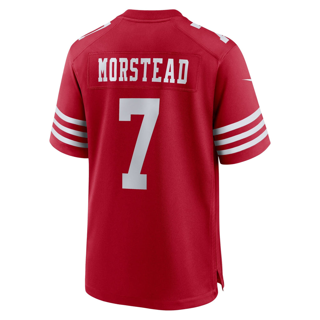 San Francisco 49ers Thomas Morstead Scarlet Team Game Jersey