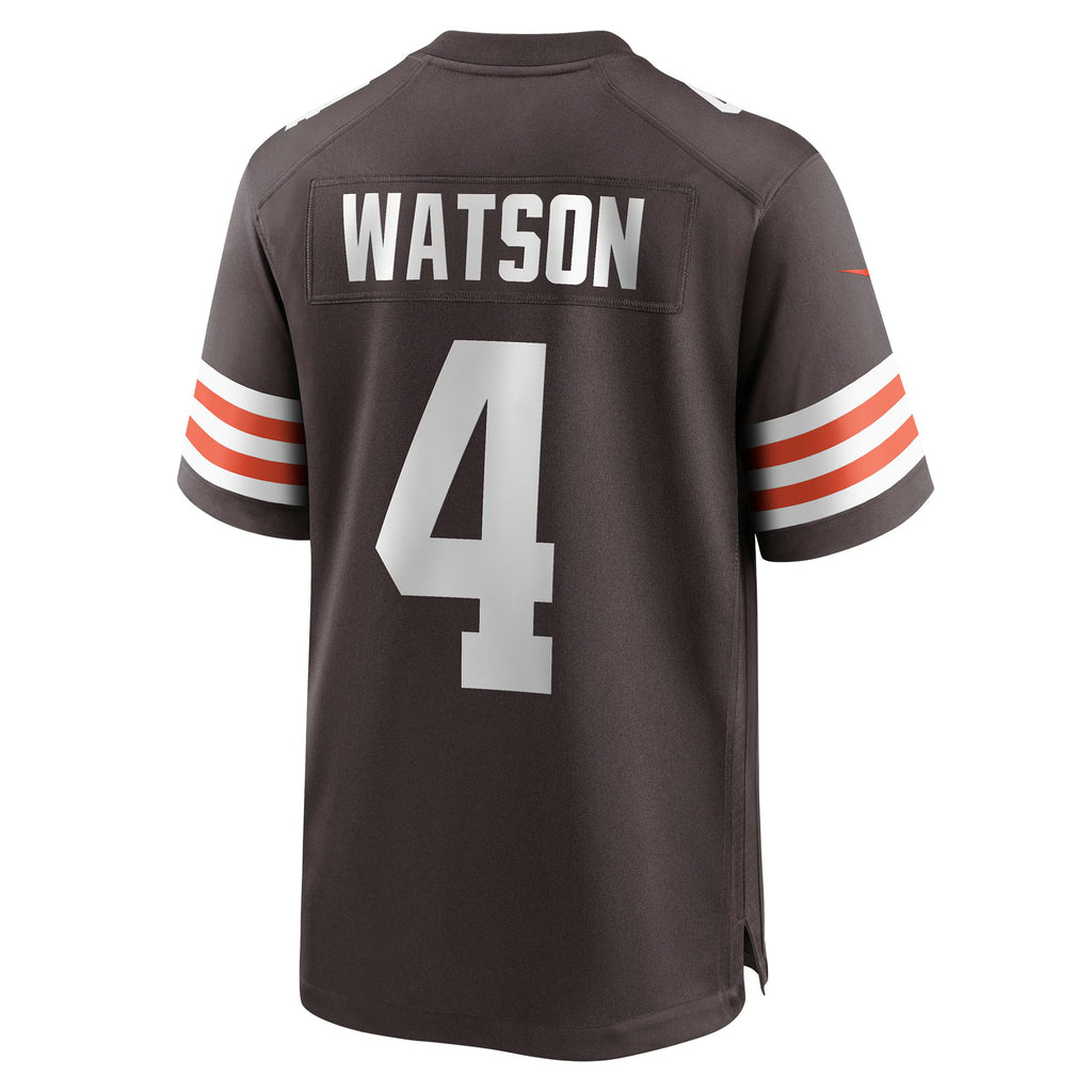 Cleveland Browns Deshaun Watson Brown Game Jersey