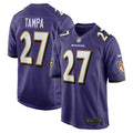 Baltimore Ravens T.J. Tampa Purple Team Game Jersey