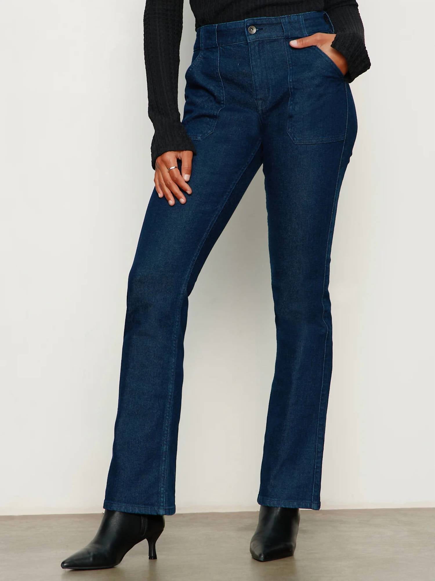 Hayden Bootcut Jeans In Plot Twist