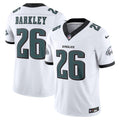 Philadelphia Eagles Saquon Barkley White Vapor F.U.S.E. Limited Jersey