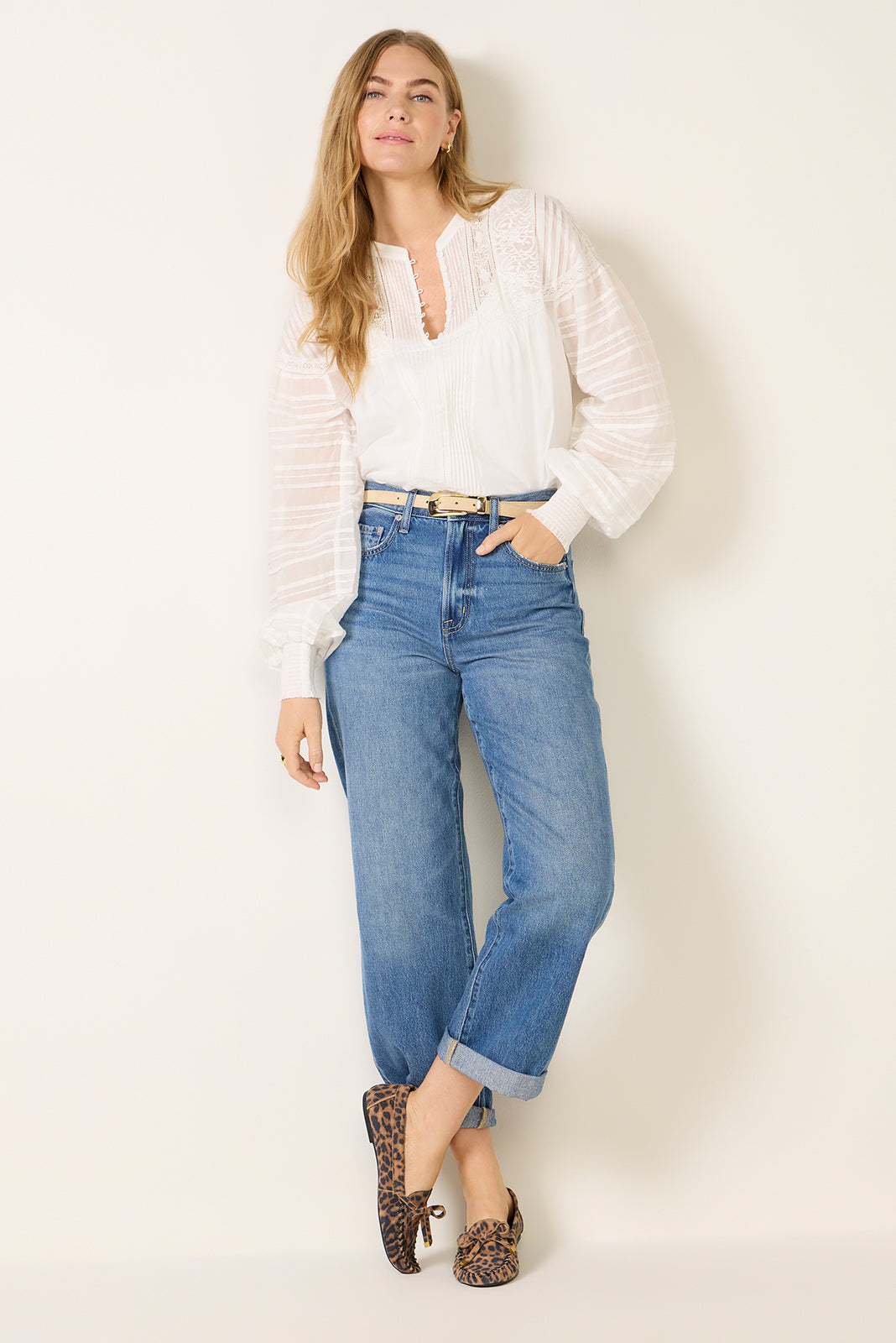Women's Donny Rolled Hem Boyfriend Jean