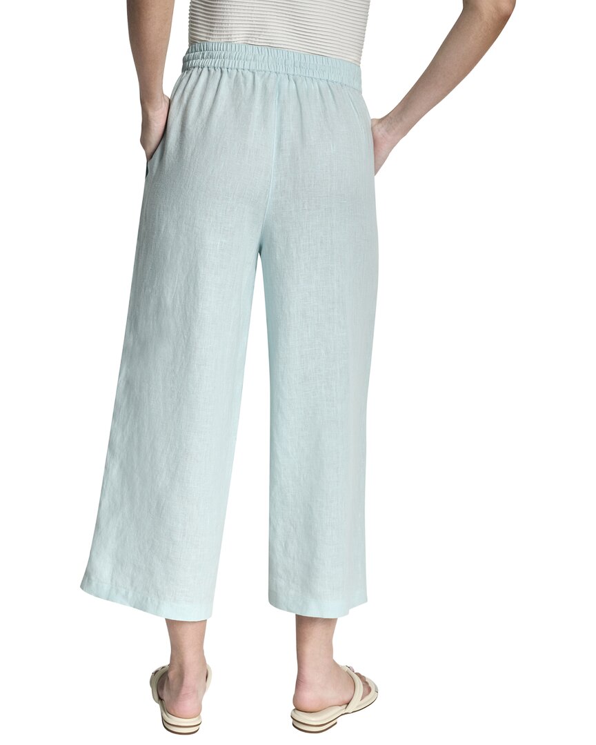 DKNY Pull On Straight Leg Linen Pant