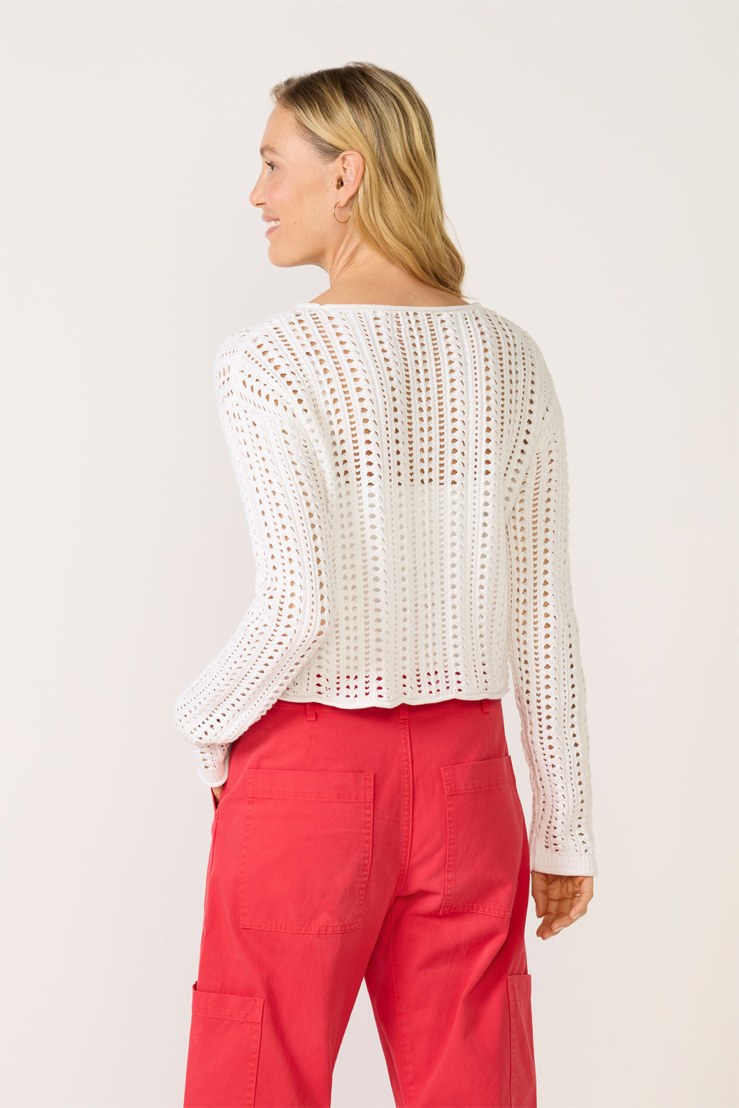Women's Upland Crochet Sweater Top