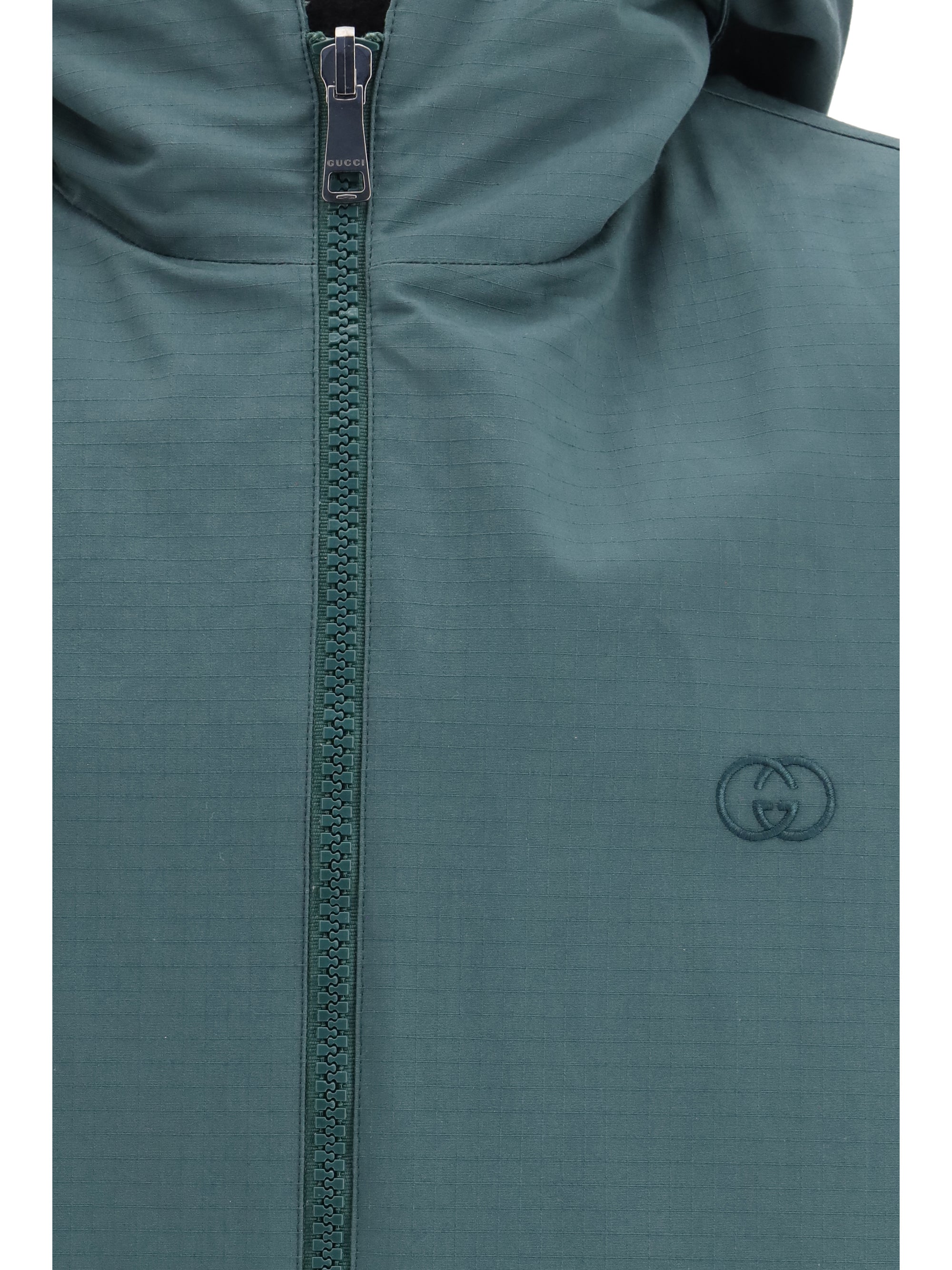 Gucci Men Reversible Cotton Ripstop Jacket