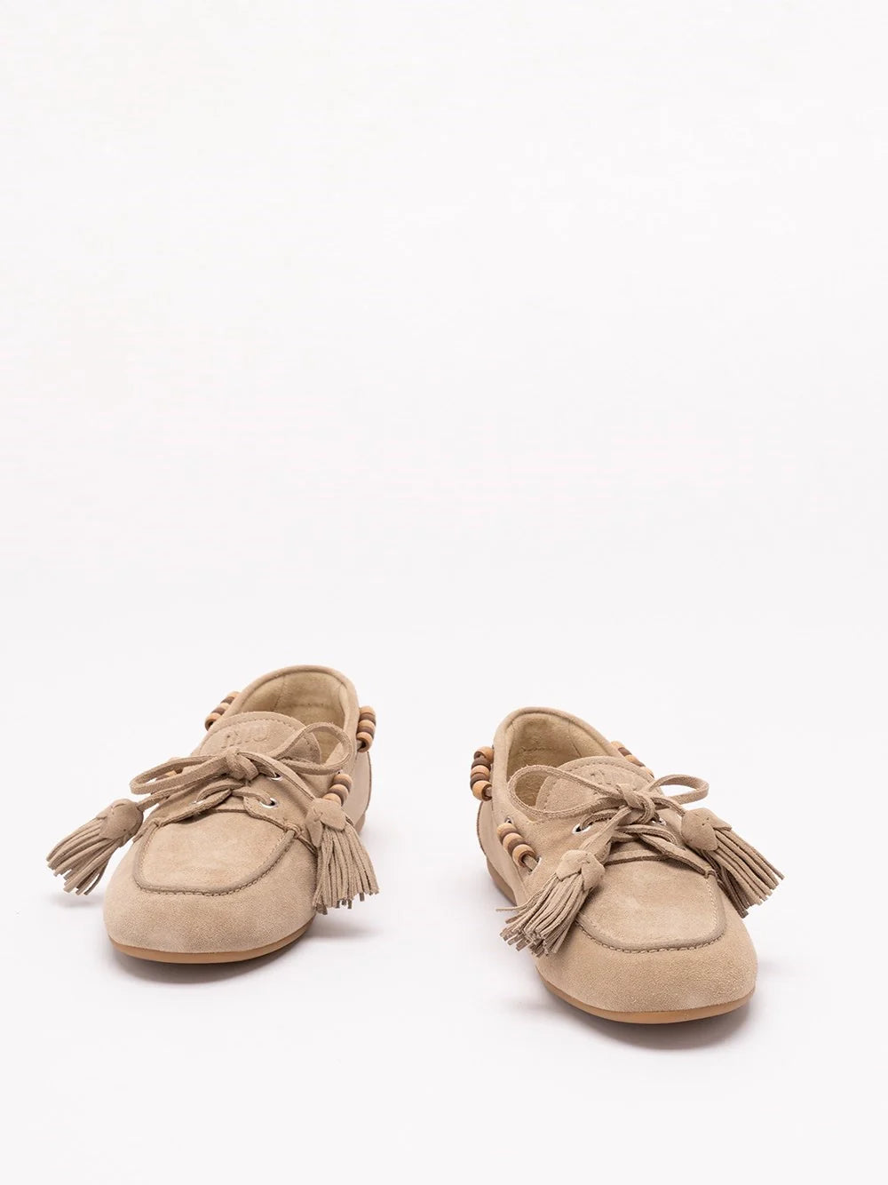 Miu Miu Women Suede Tassel Loafers