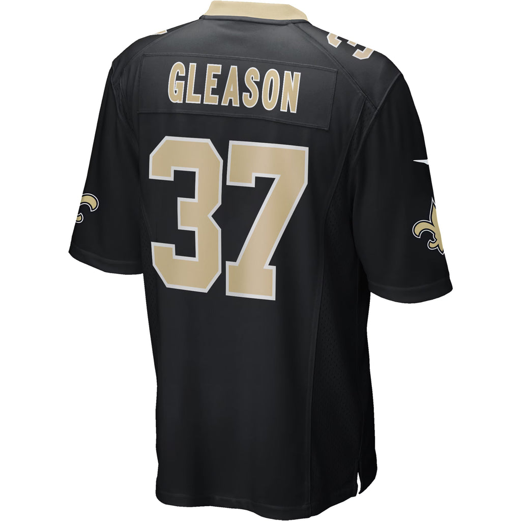 New Orleans Saints Steve Gleason Black Game Retired Player Jersey