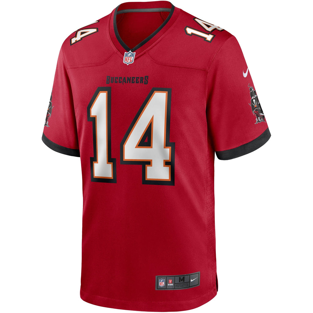 Tampa Bay Buccaneers Brad Johnson Red Game Retired Player Jersey