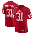 San Francisco 49ers Isaac Guerendo Scarlet Game Jersey