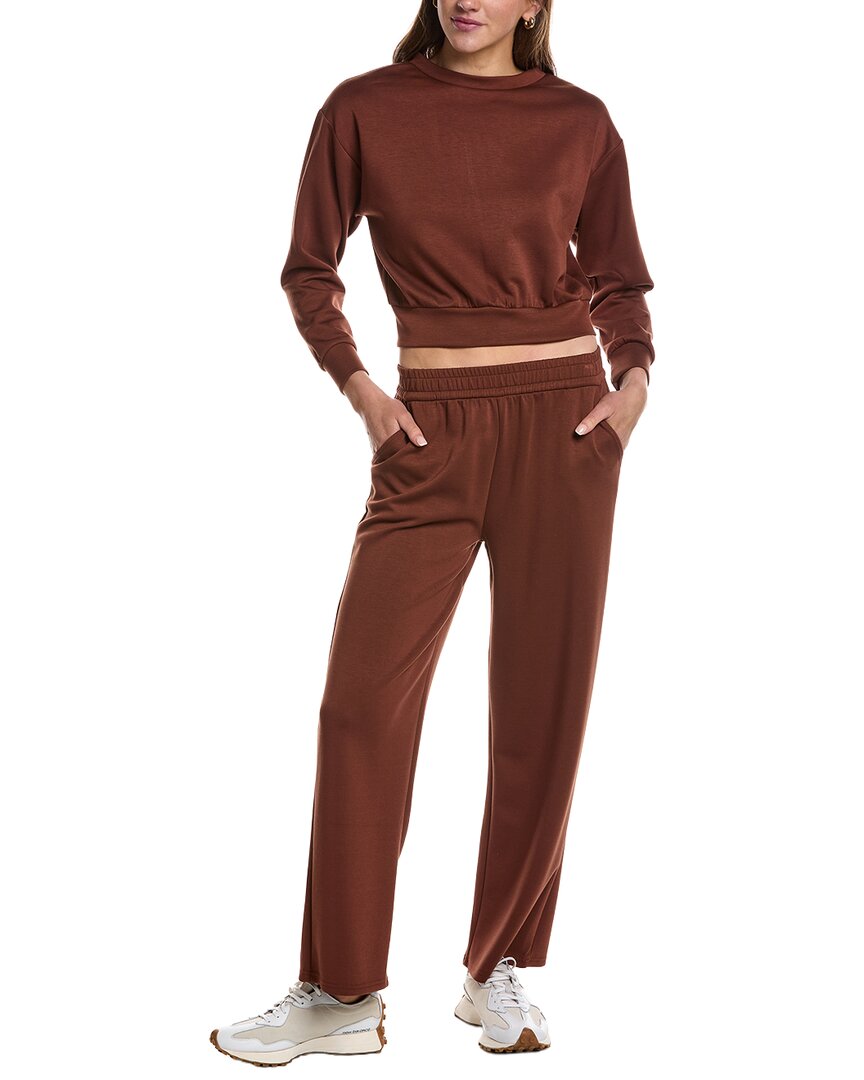 MARION 28in 2pc Straight Pant & Sweatshirt Set