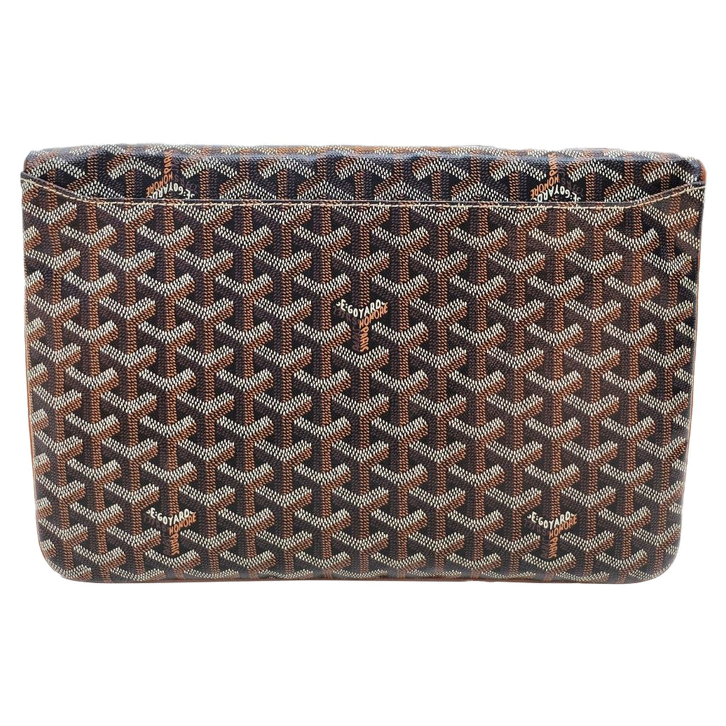 Saint Marie Clutch Gm Black Tan