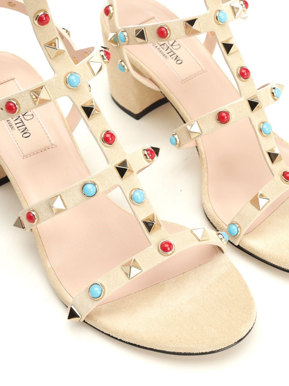 Valentino Garavani Women Rockstud Suede Sandals