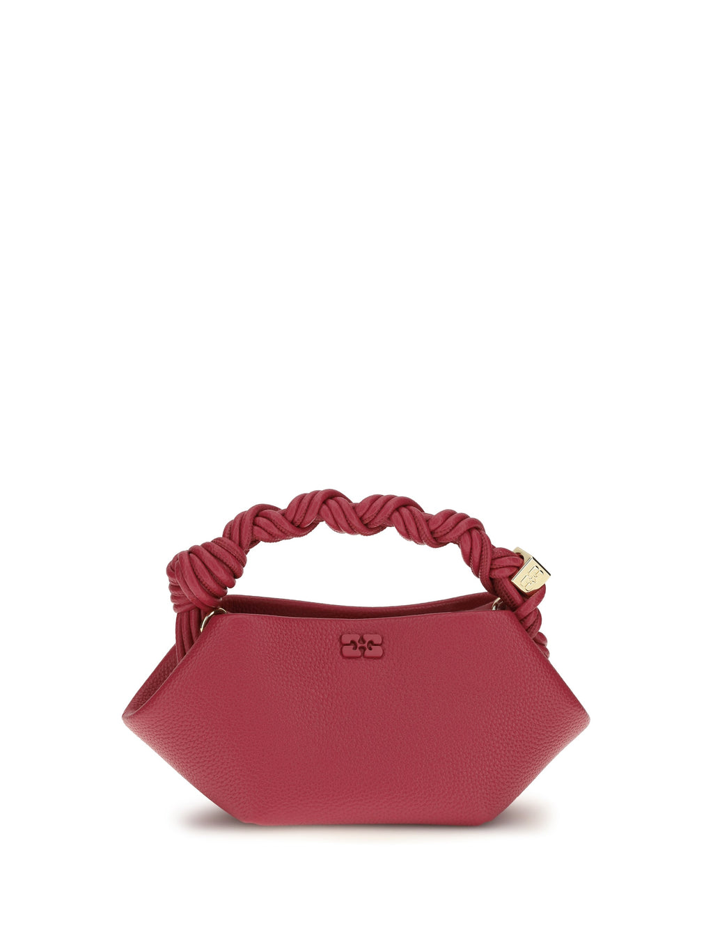 Ganni Women Bou Handbag In Grained Leather
