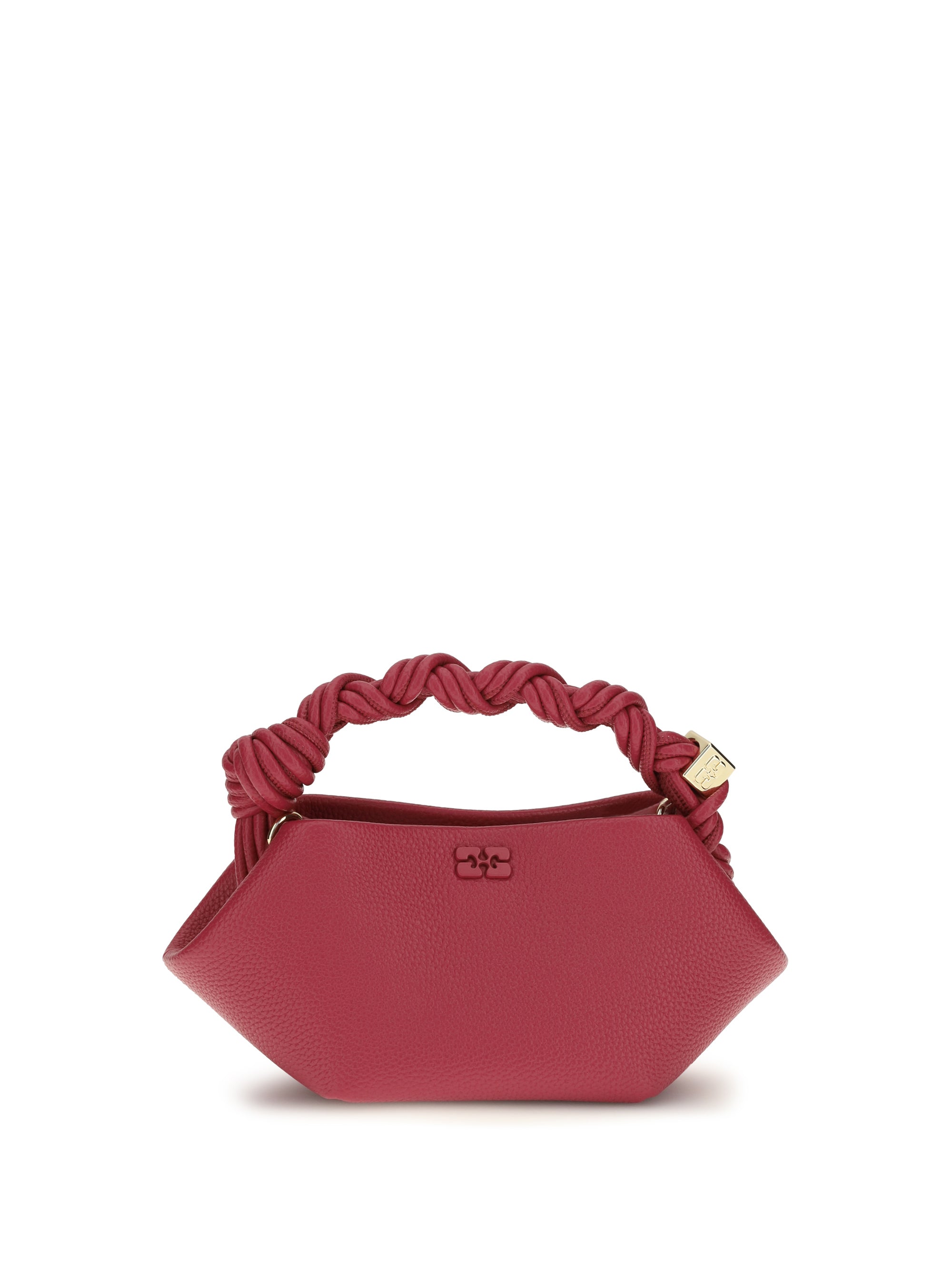 Ganni Women Bou Handbag In Grained Leather