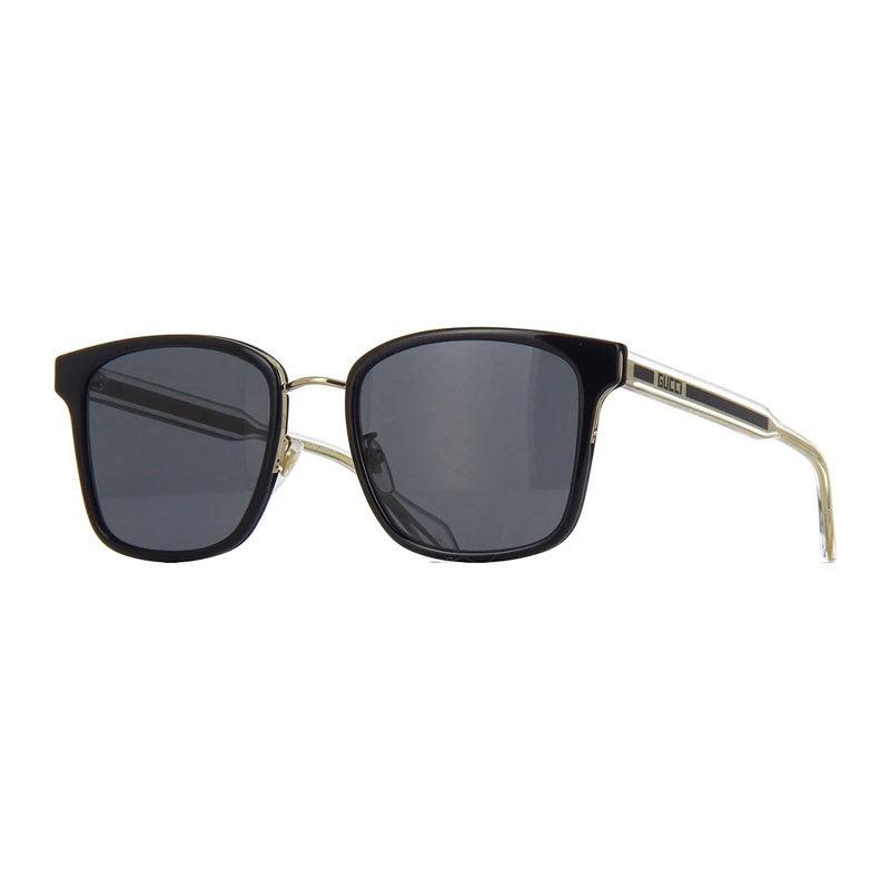 Gucci Sunglasses Square Full Rim, Black Frame And Grey Lens Gg0563Sk001