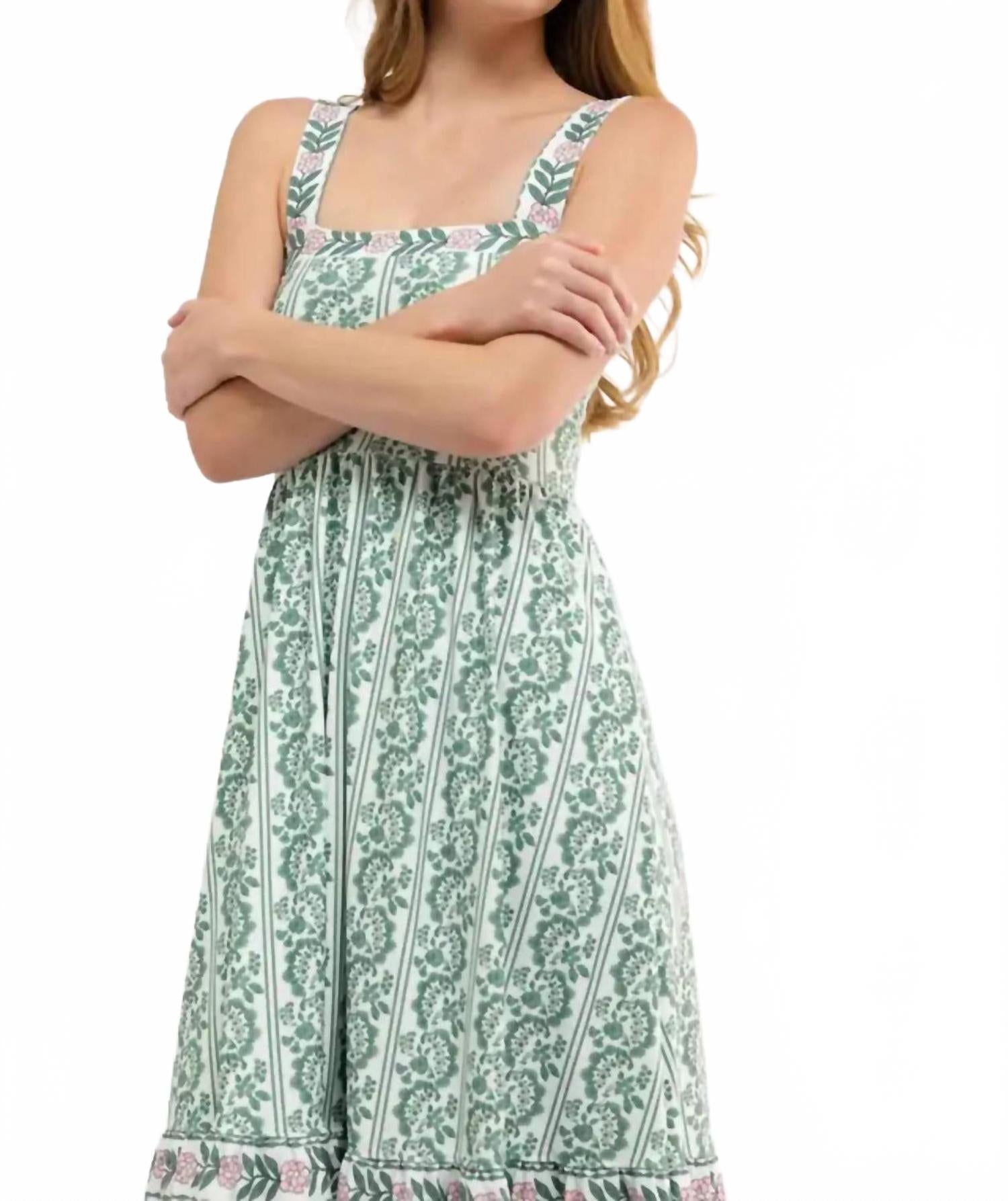 Kendall Dress In Ivy Twist Multi