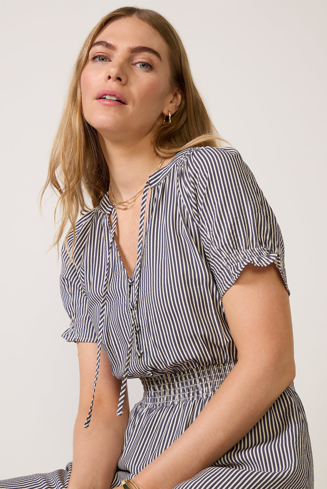 Women's Mina Stripe Midi Dress
