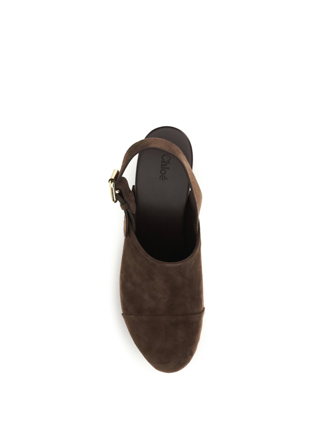 Chloé Women Jeannette Wedge Clogs In Glossy Calfskin