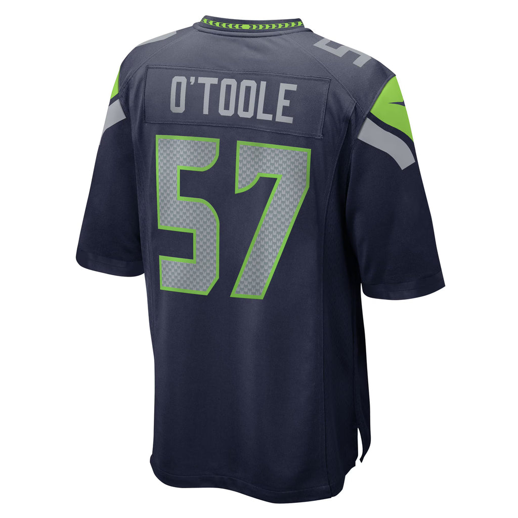 Seattle Seahawks Connor O'Toole College Navy Team Game Jersey