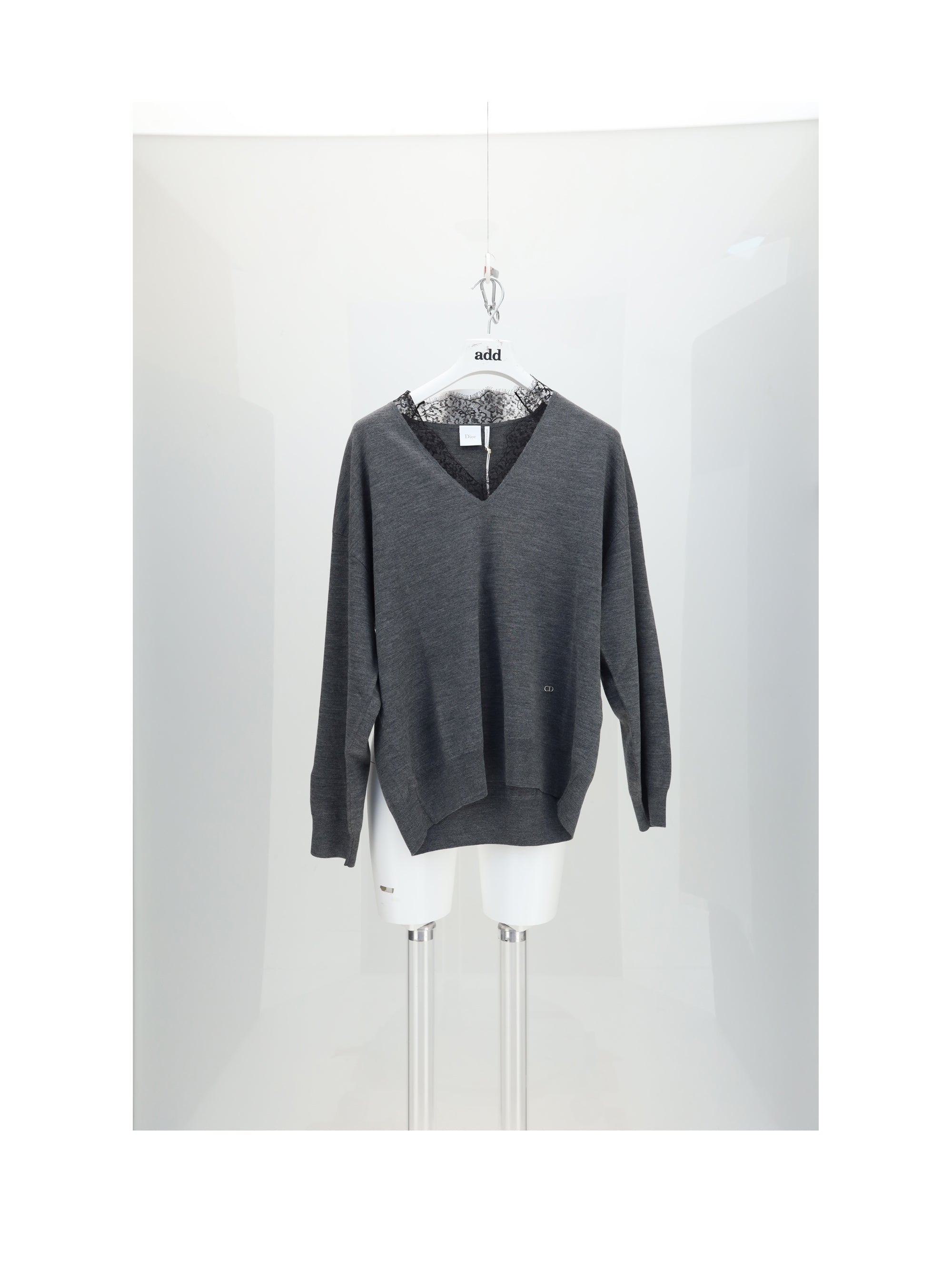Dior Women Knit Con Pizzo