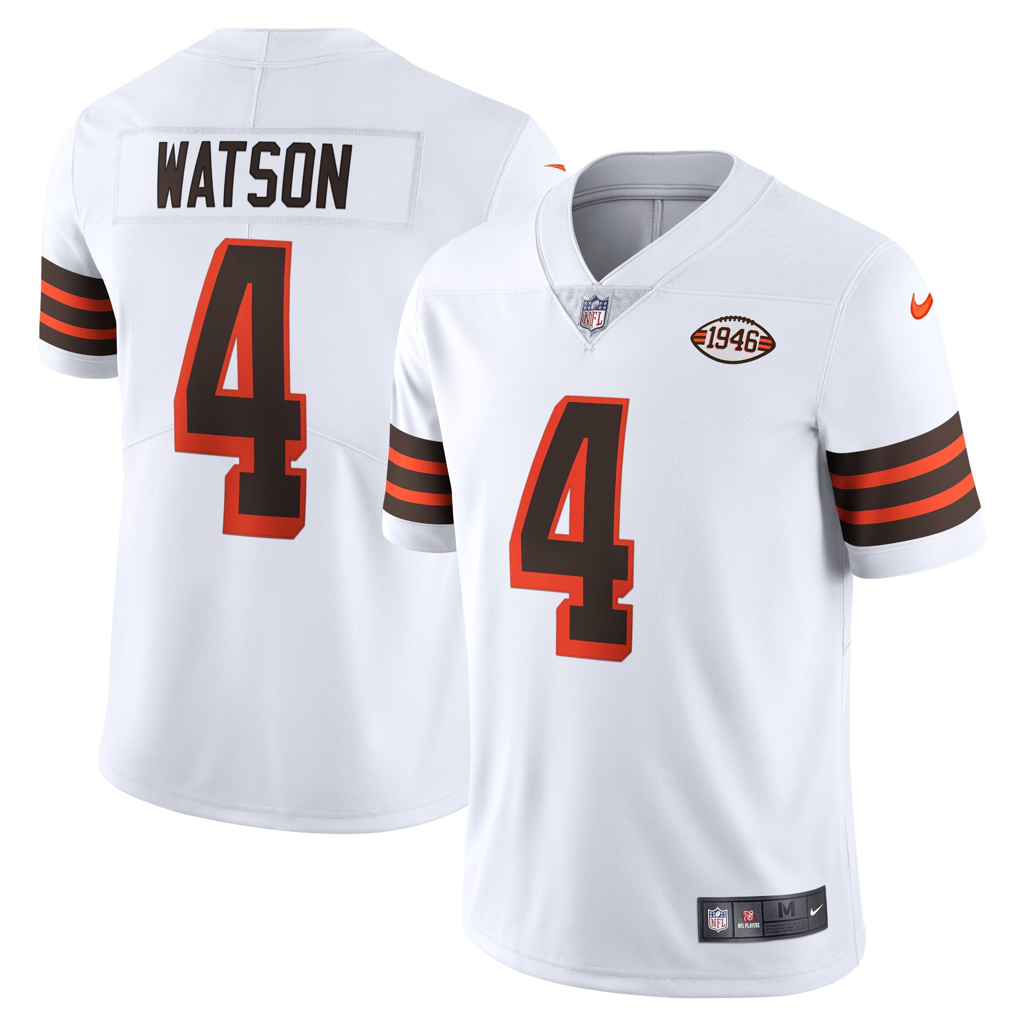 Cleveland Browns Deshaun Watson White 2021 Alternate Vapor Limited Jersey
