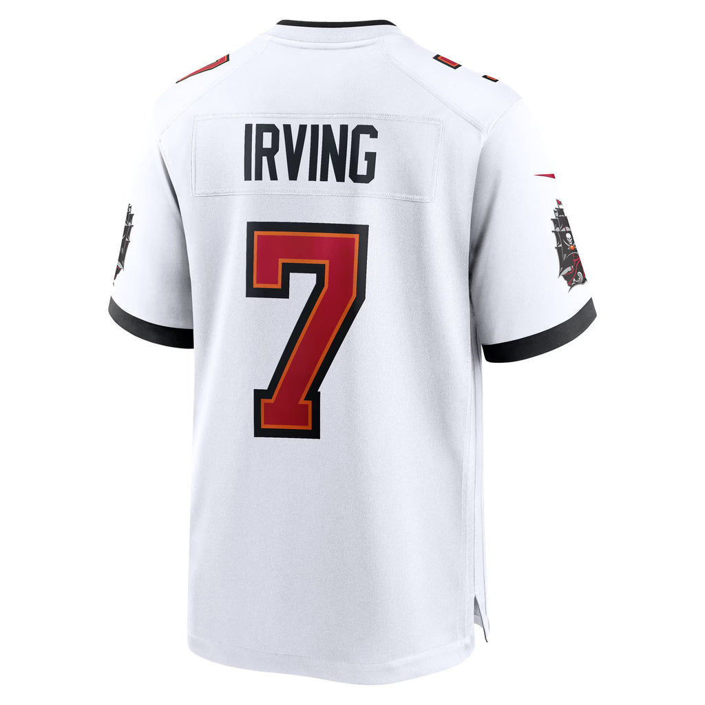 Tampa Bay Buccaneers Bucky Irving White 50th Season White Game Jersey