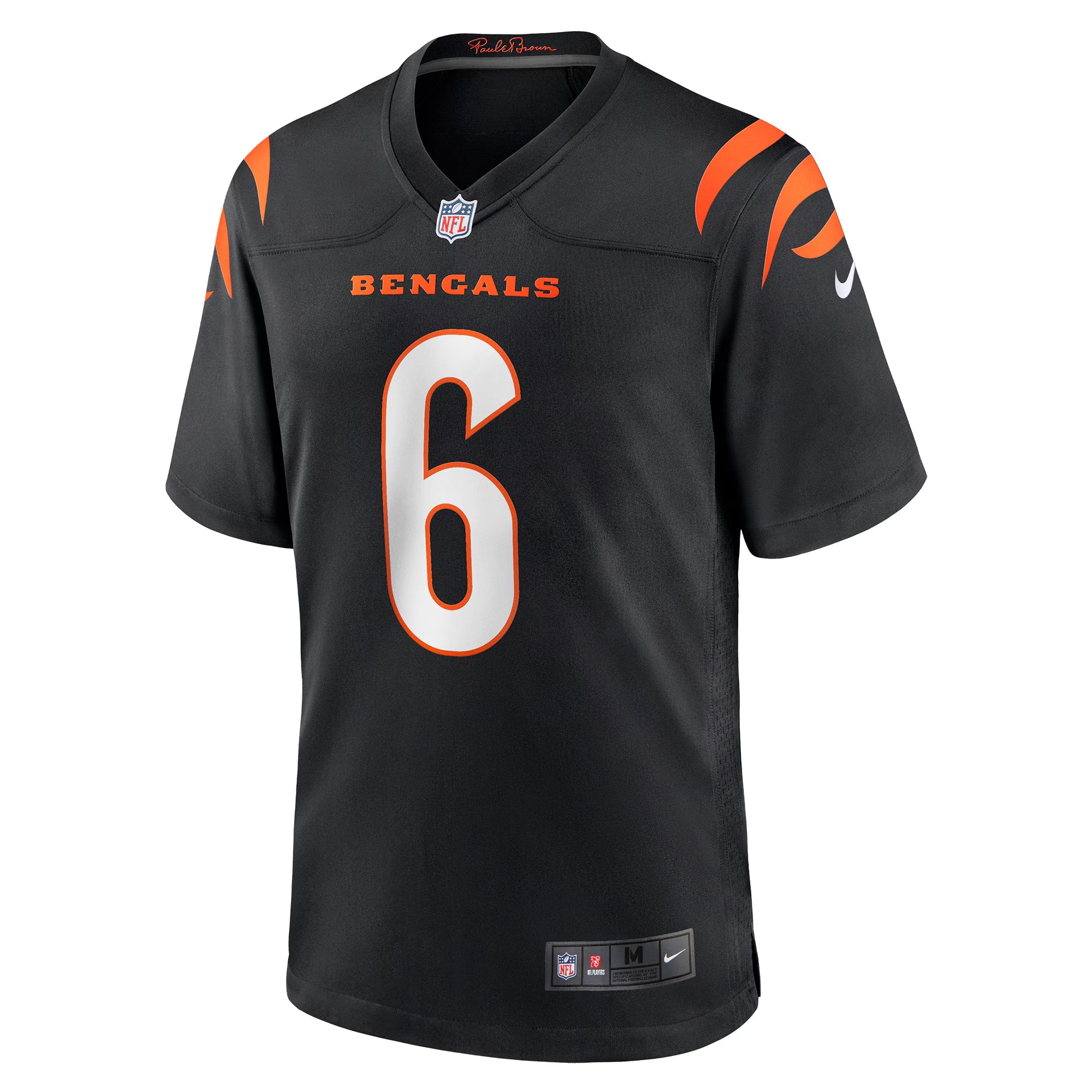 Cincinnati Bengals Jake Browning Black Game Jersey