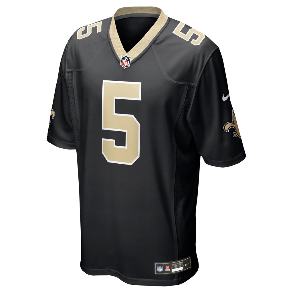 New Orleans Saints Kendre Miller Black Team Game Jersey