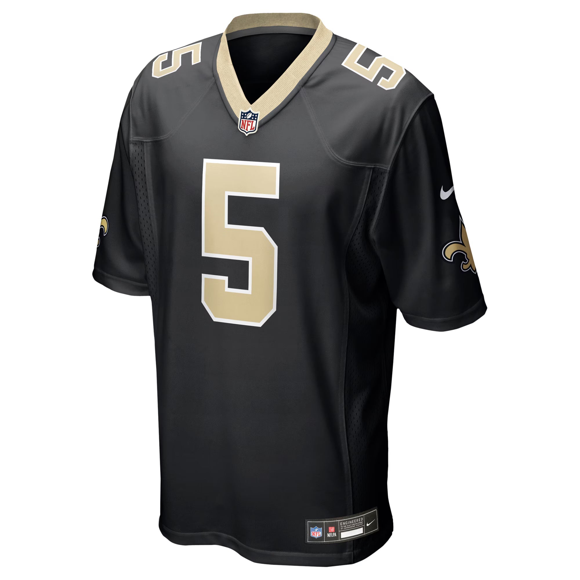 New Orleans Saints Kendre Miller Black Team Game Jersey