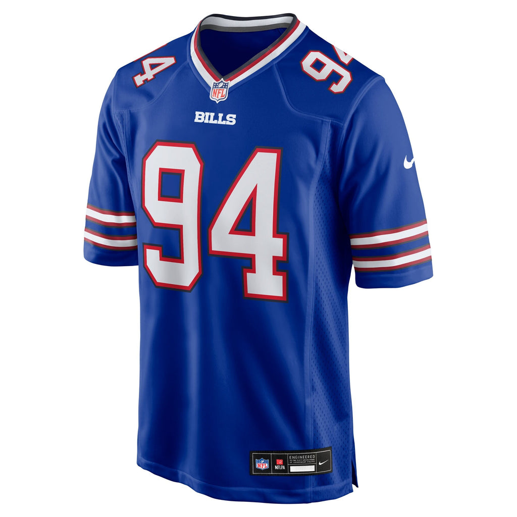 Buffalo Bills Landon Jackson Royal Team Game Jersey