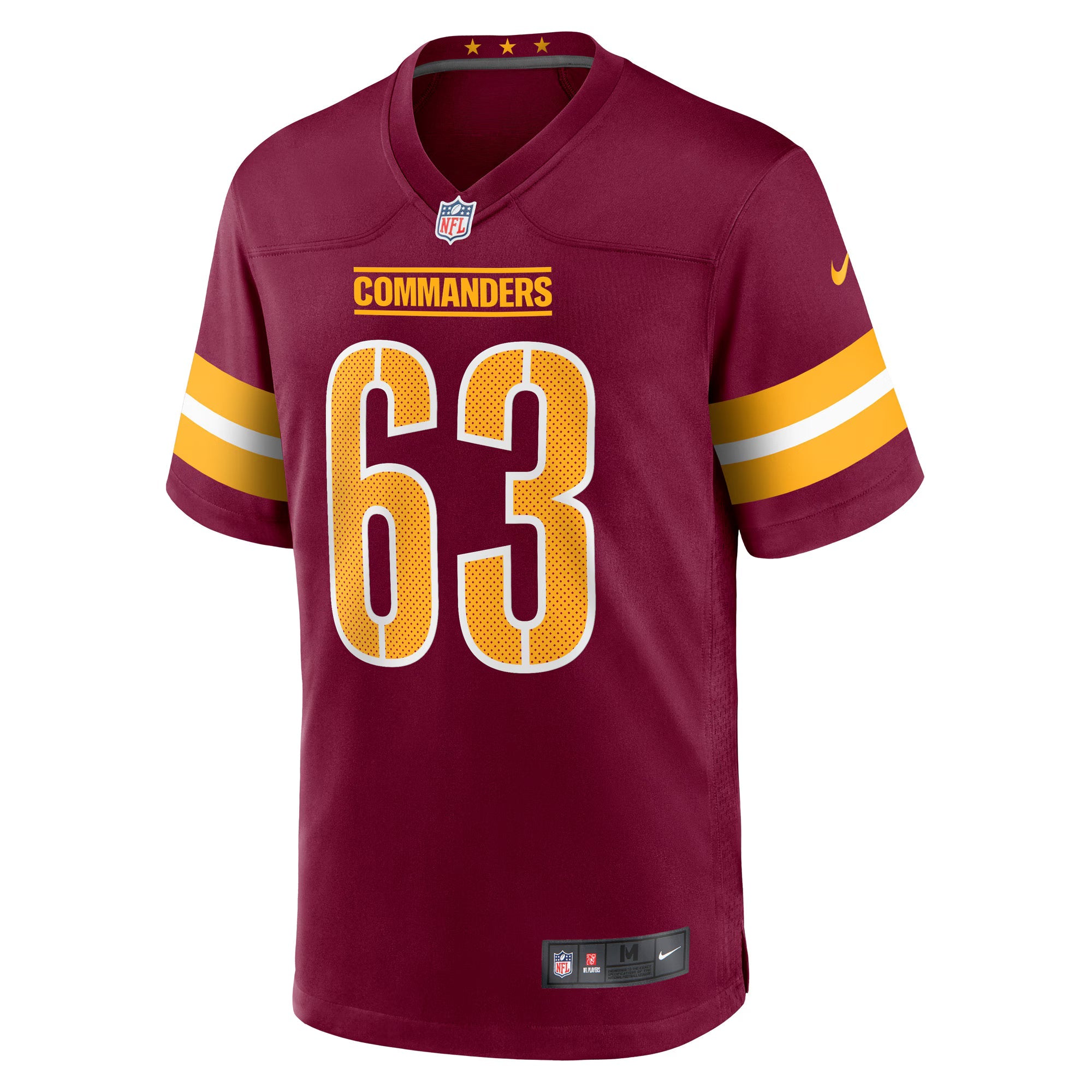 Washington Commanders Tyler Biadasz Burgundy Game Jersey