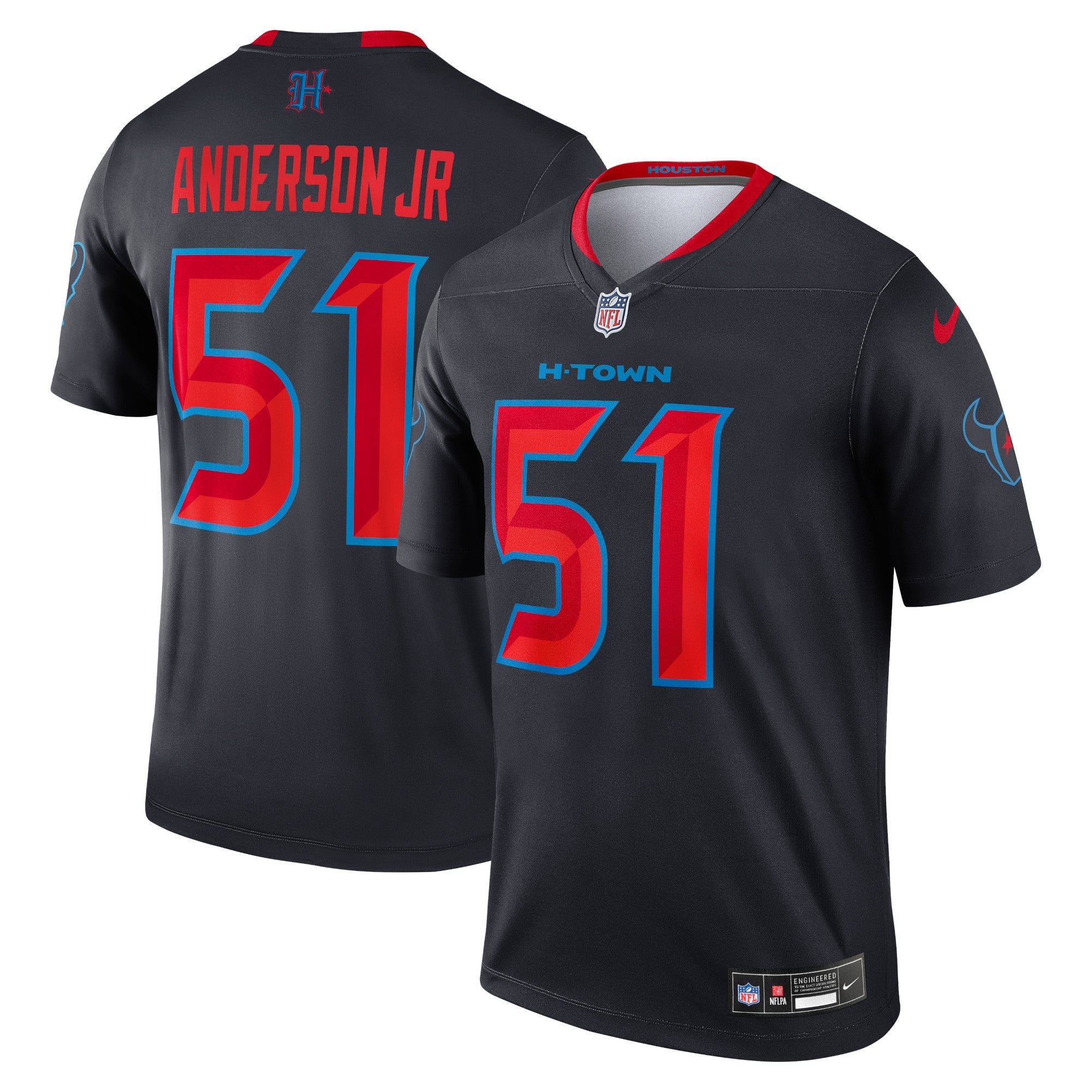Houston Texans Will Anderson Jr. Navy Legend Player Performance Top