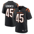 Cincinnati Bengals Maema Njongmeta Black Game Jersey