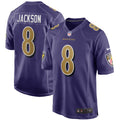 Baltimore Ravens Lamar Jackson Purple Alternate Game Jersey