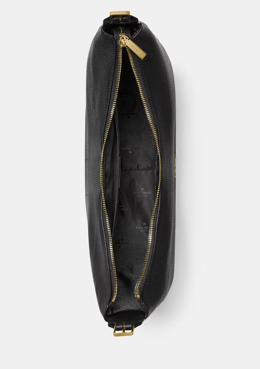 NWT Kate Spade Nova Large Leather Shoulder Bag In Black