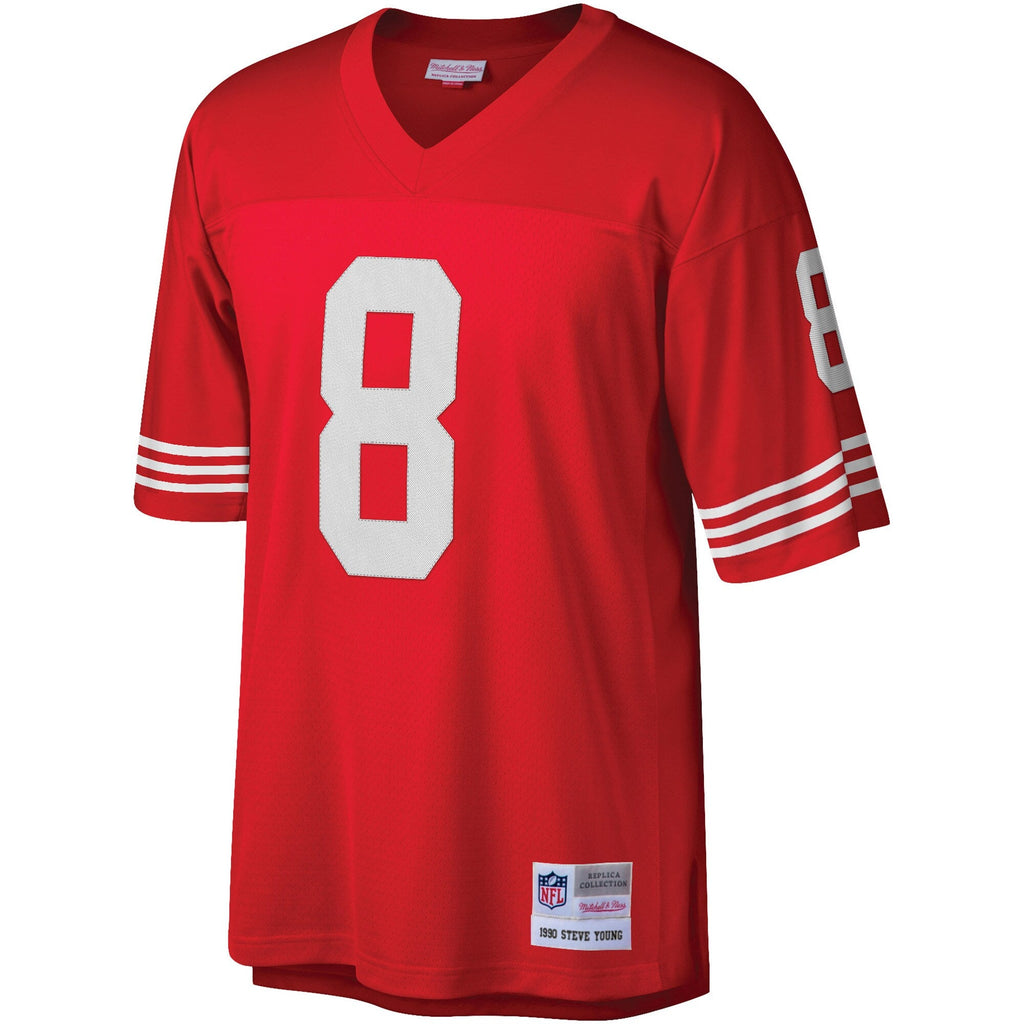 San Francisco 49ers Steve Young Mitchell & Ness Scarlet Legacy Replica Jersey