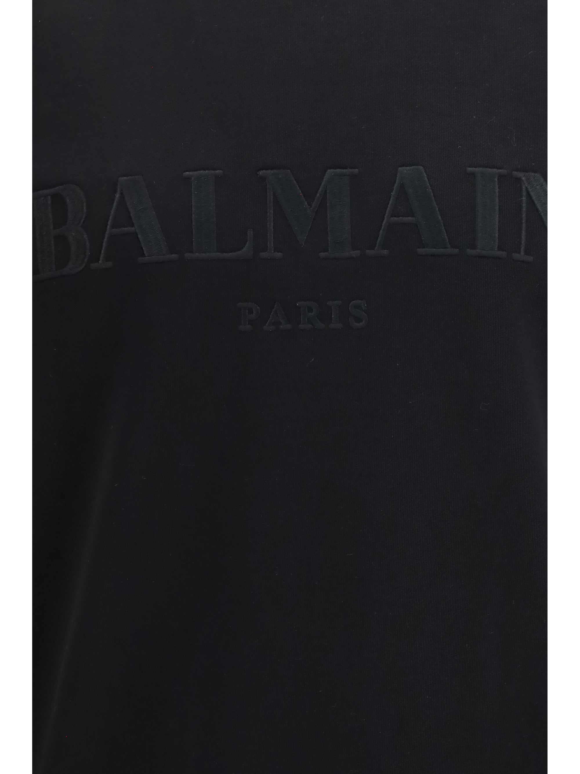 Balmain Men Vintage Embroidered Logo Sweatshirt