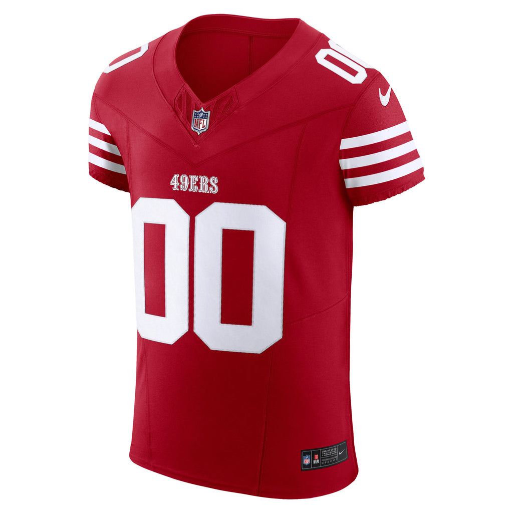 San Francisco 49ers Scarlet Vapor F.U.S.E. Elite Custom Jersey