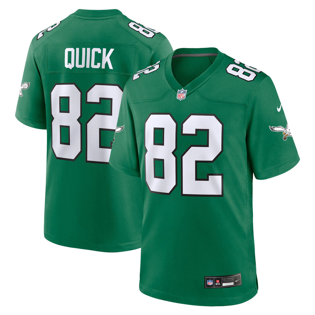 Philadelphia Eagles Mike Quick Kelly Green Retired Player Alternate Game Jersey