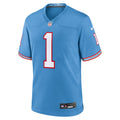 Tennessee Titans Warren Moon Light Blue Retired Player Alternate Game Jersey