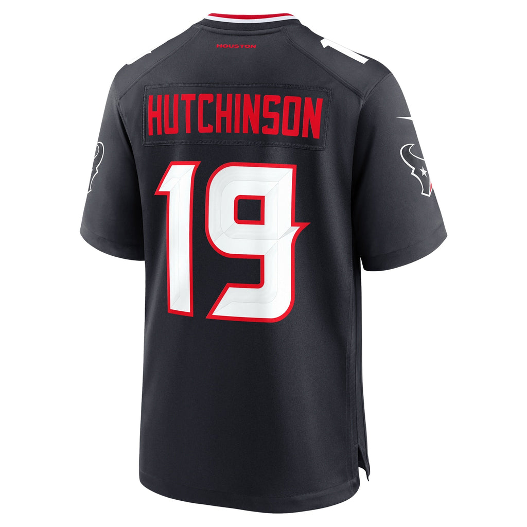 Houston Texans Xavier Hutchinson Navy Team Game Jersey