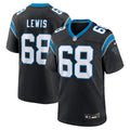 Carolina Panthers Damien Lewis Black Game Jersey