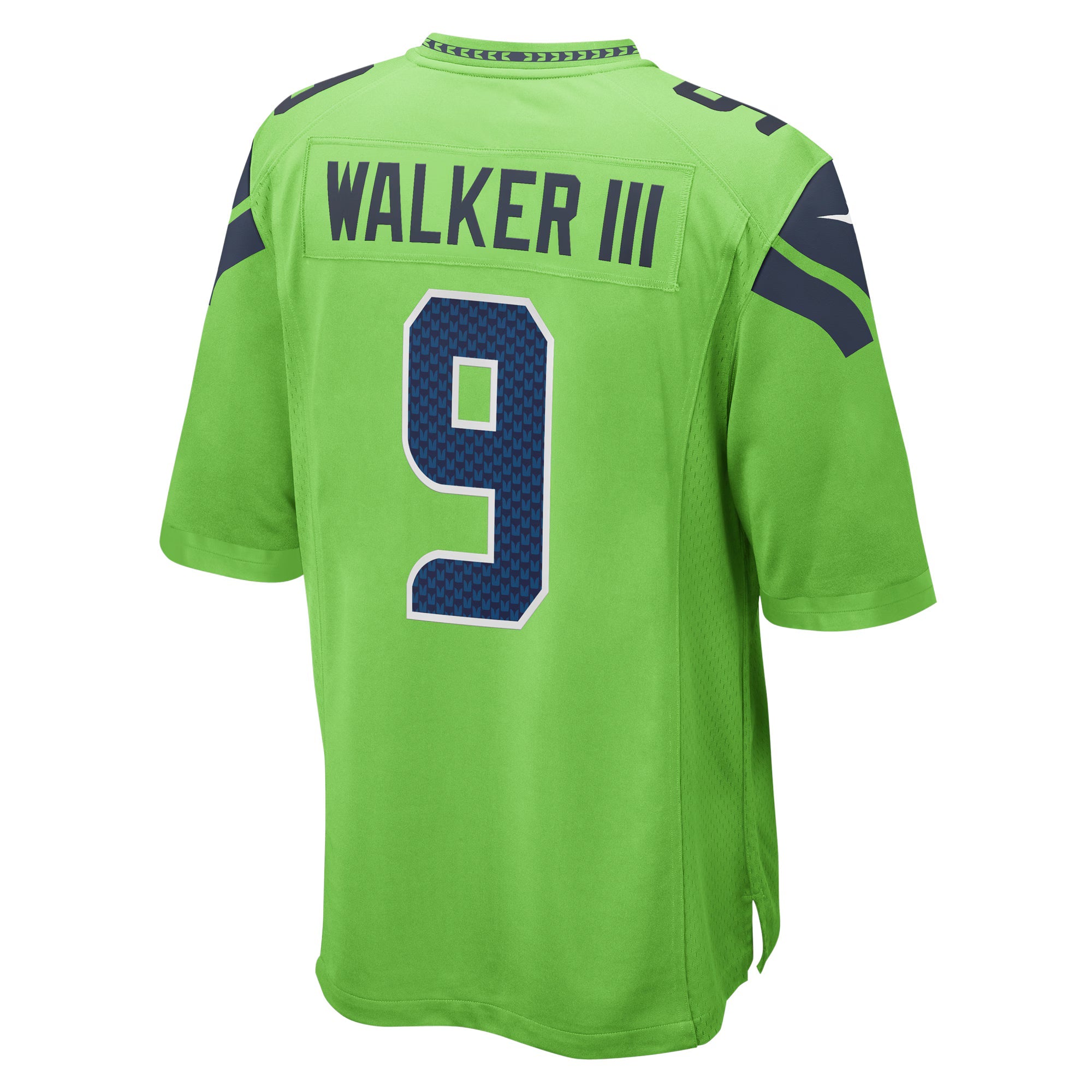 Seattle Seahawks Kenneth Walker III Neon Green Game Jersey