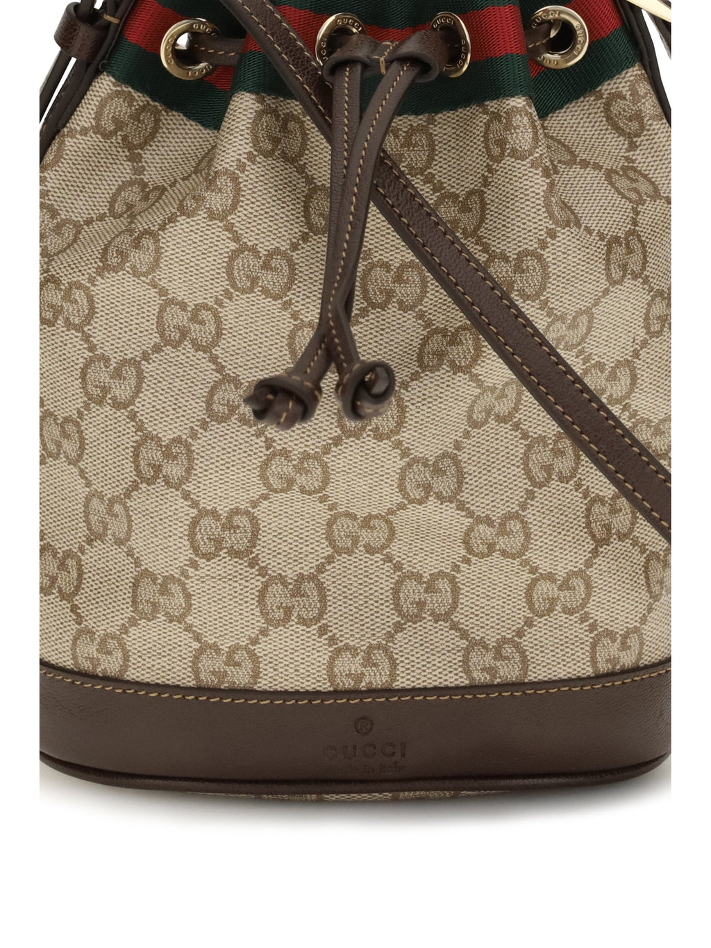 Gucci Women Web Stripe Bucket Bag