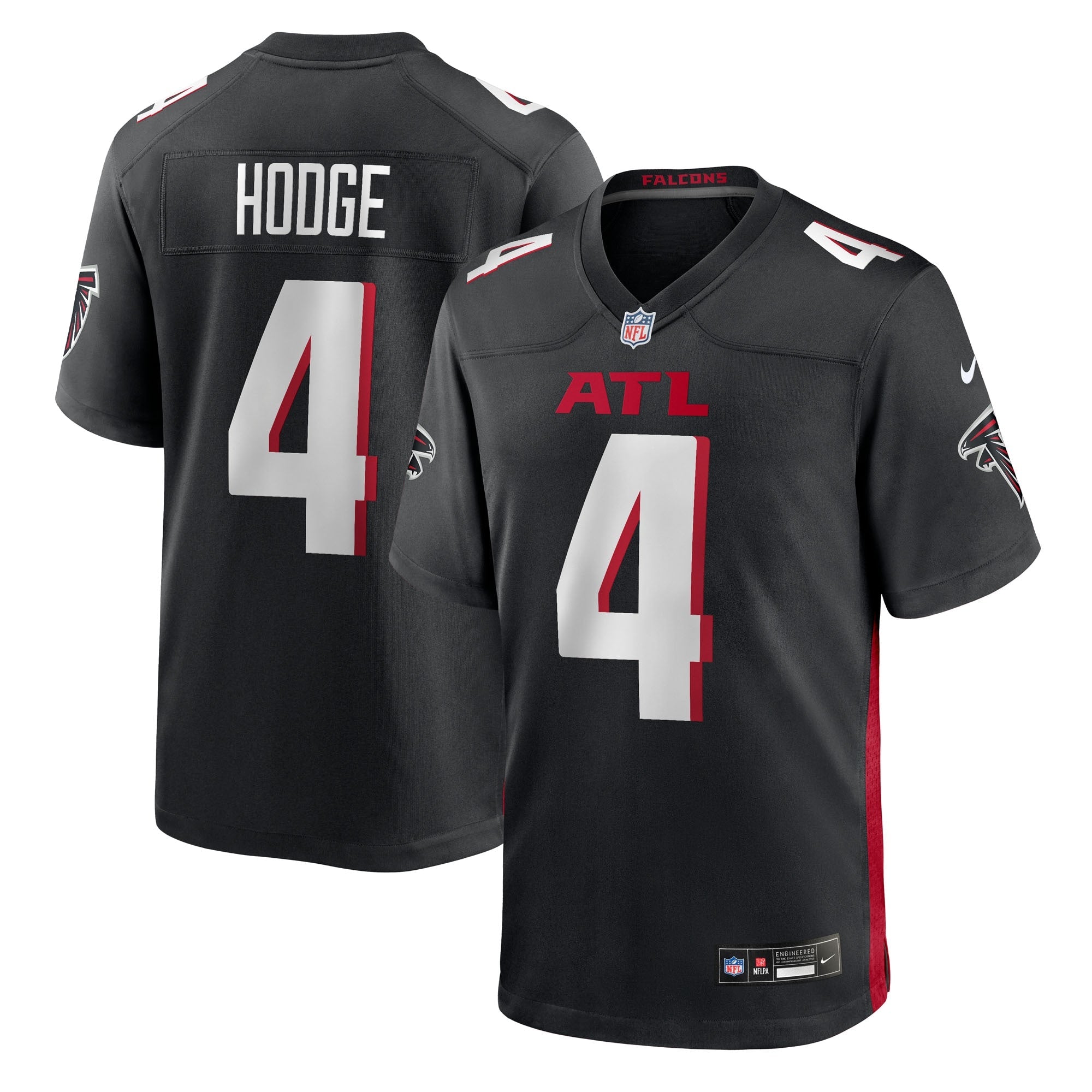 Atlanta Falcons KhaDarel Hodge Black Team Game Jersey