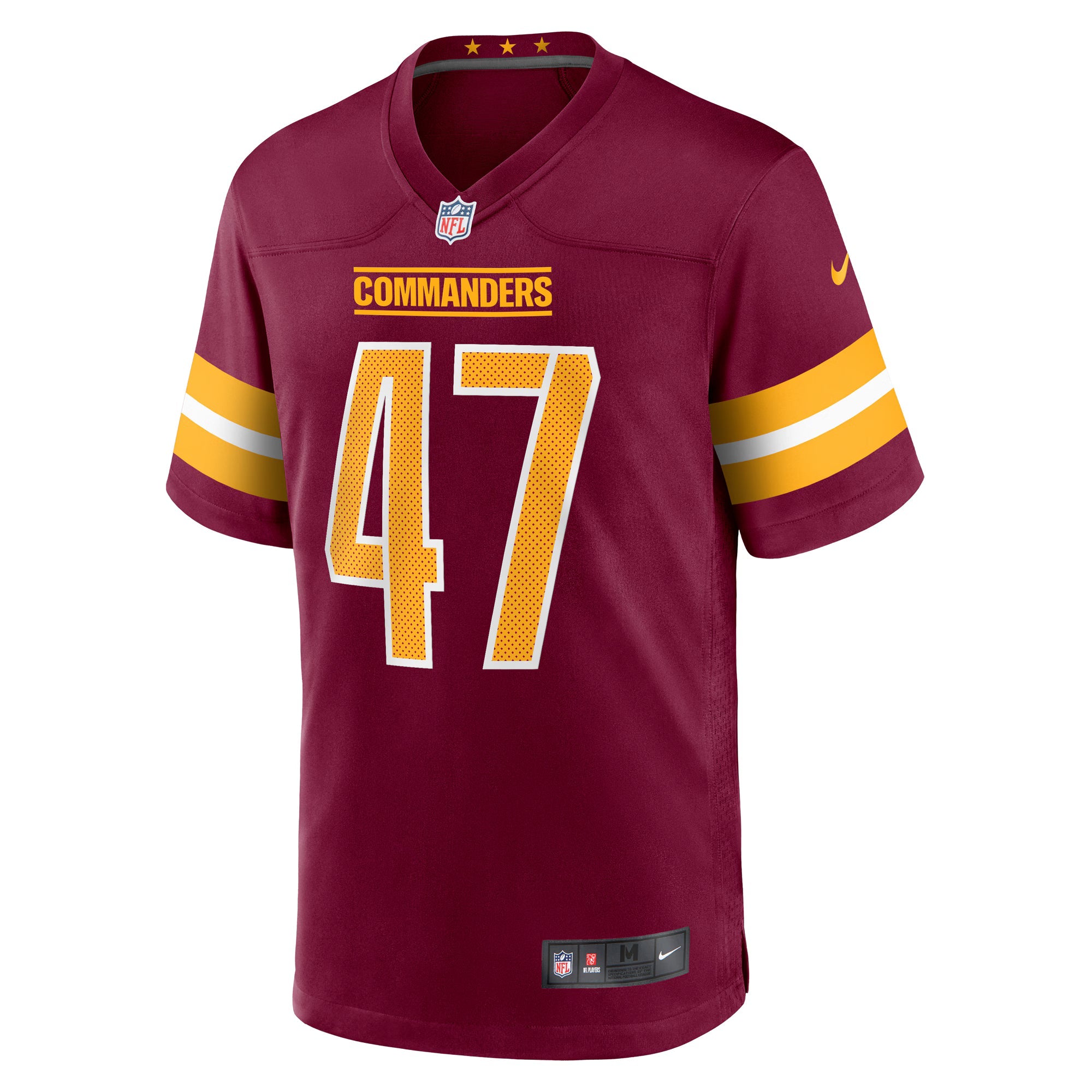 Washington Commanders Khaleke Hudson Burgundy Game Jersey