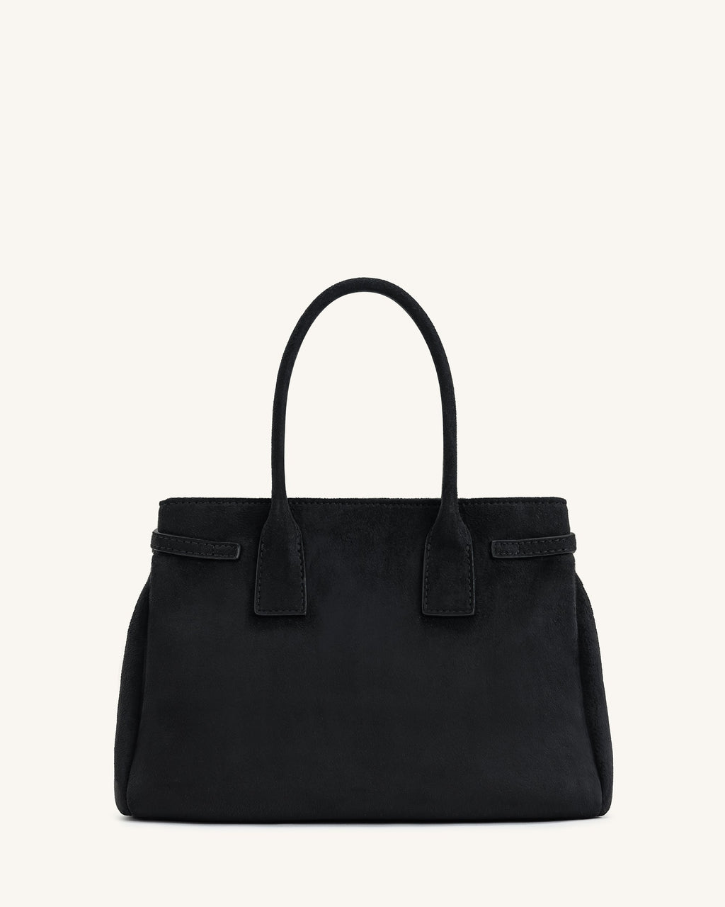 Miley Belt Embellished Tote Bag - Black
