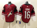 Men's Arizona Coyotes Max Domi #16 Red Breakaway Player jersey